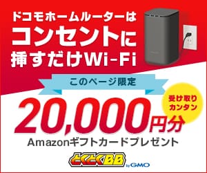 GMOとくとくBB【ドコモhome5G】